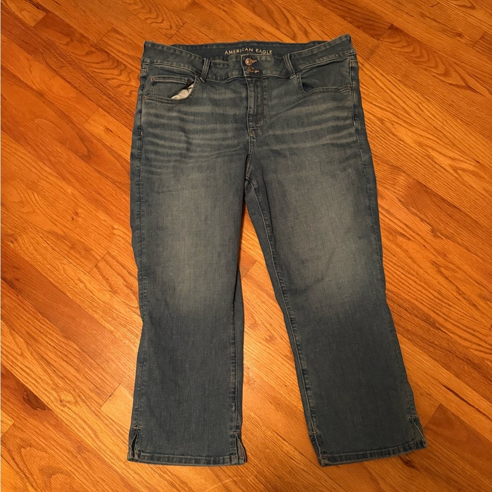 American eagle low rise artist crop